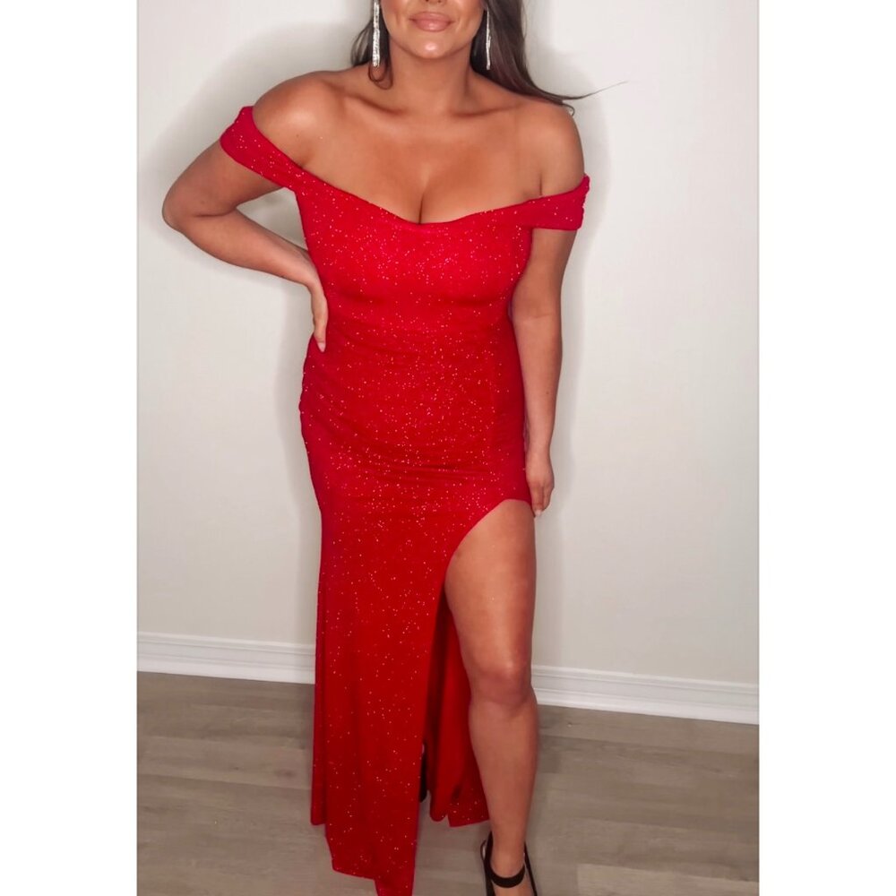 Red Ball Gown
